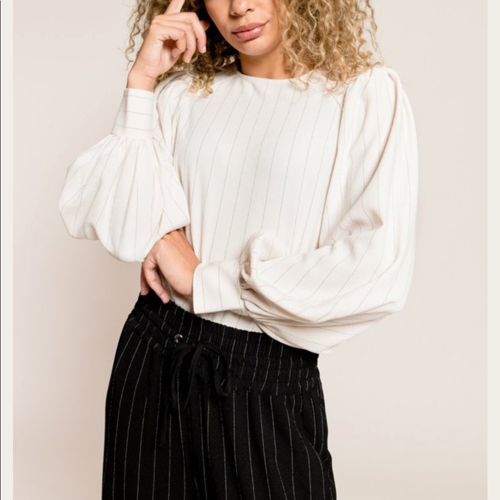 Ganni Heavy Crepe Blouse